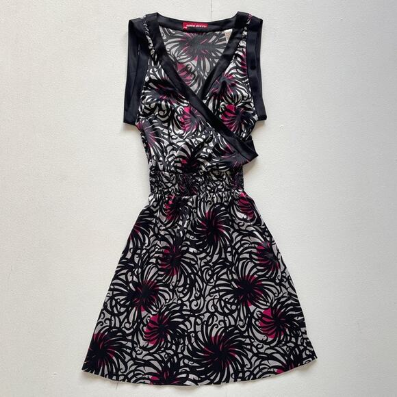 Vintage Y2K Miss Sixty Geo Patterned Dress / Sz M / Italy / Wrap / Retro / Euro - Picture 5 of 9